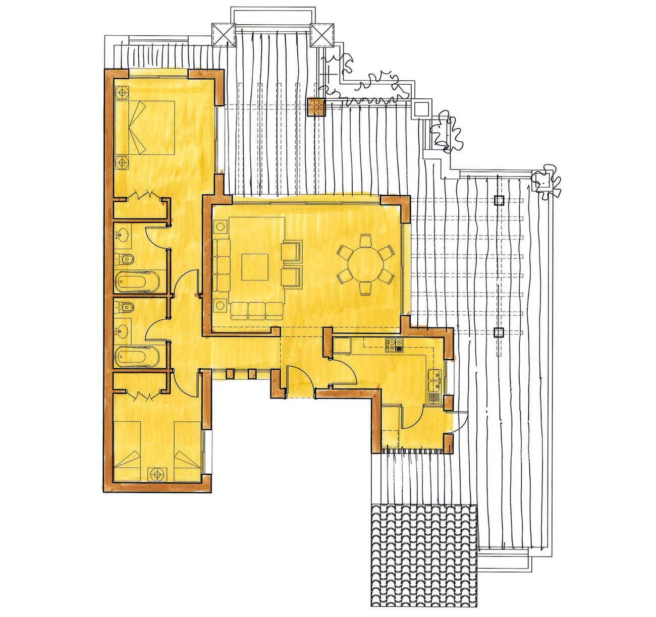 Ruim Penthouse met Prachtig Uitzicht over Zee, La Hacienda Golf en Gibraltar. - Alcaidesa Costa - Penthouse | 11