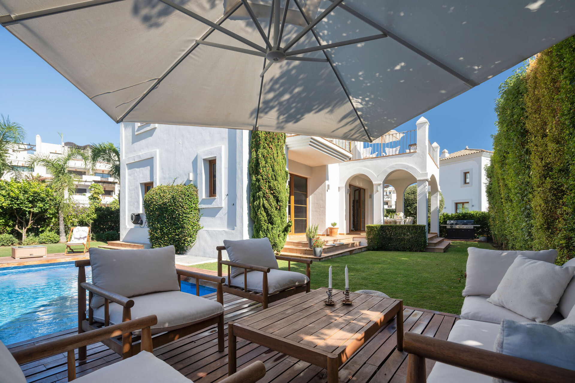 Gerenoveerde villa met zeezicht, privézwembad en mediterrane tuin in Estepona - Estepona Oost - Villa | 18